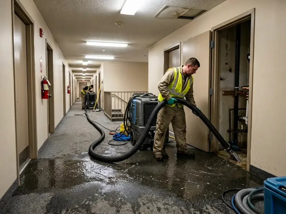 multi-unit-apartment-hallway-f-005 — frequently asked questions, Emergency Burst Pipe Water Extraction & Removal in Hollanda…
